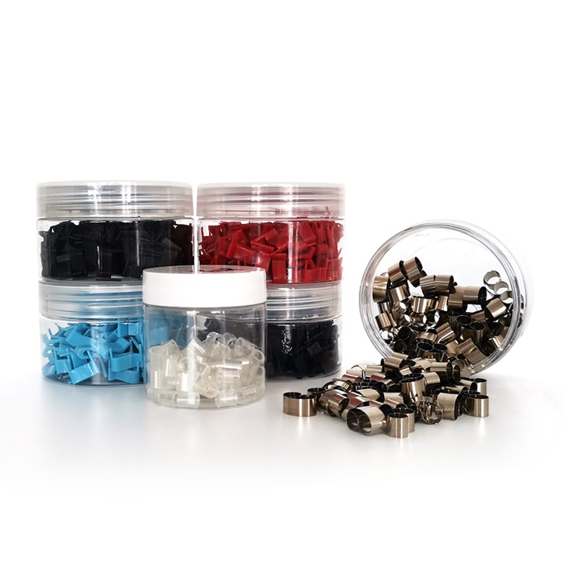 مشبك شفاف مرصع بطبقة معدنية/مشبك مثلث/مشبك تركيب من الفولاذ المقاوم للصدأ/مشبك صف